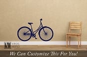 vintage road bicycle retro wall vinyl decal graphic a sports wall decor for bikers and bike fans various sizes XS-XL 2460